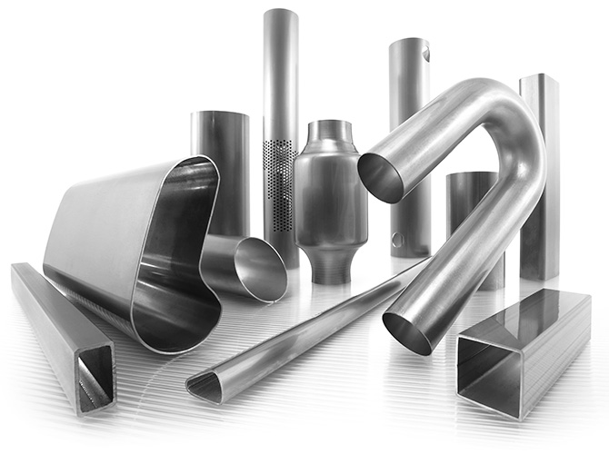piles of stainless steel in different shapes