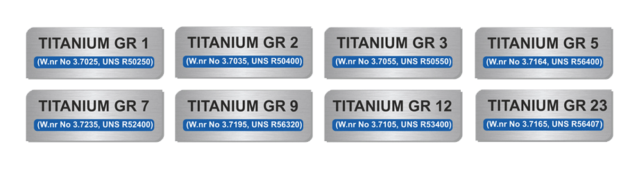 different titanium types
