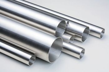 piles of stainless steel pipes